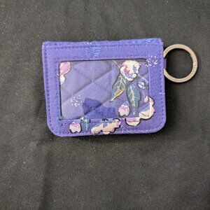 Vera Bradley Floral Snao Closure ID Holder